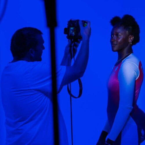 <br> Shooting photo portrait